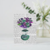 Carte Postale Vol Du Ballon À Air Chaud Poisson (Debout devant)