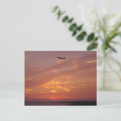 Carte Postale Vol du coucher du soleil (Debout devant)
