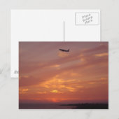 Carte Postale Vol du coucher du soleil (Devant / Derrière)