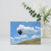 Carte postale - Vol en montgolfière (Debout devant)