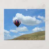 Carte postale - Vol en montgolfière (Devant)