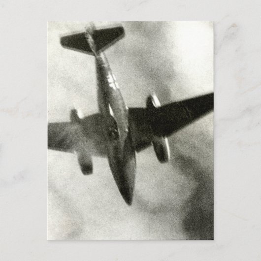Carte Postale Vol final du ME-262 en 1945 (Devant)