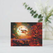 Carte Postale Vol Halloween Witch (Debout devant)