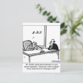 Carte Postale Vol indépendant et vol d'employés (Debout devant)