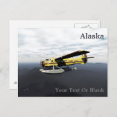 Carte Postale Vol Moose Aviation de Havilland DH3-C Otter (Devant / Derrière)