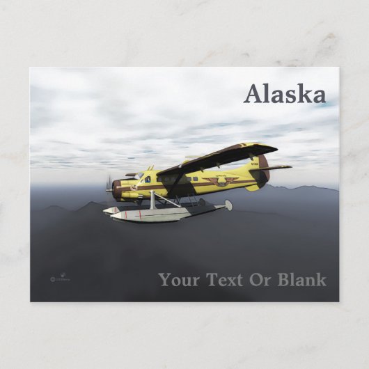 Carte Postale Vol Moose Aviation de Havilland DH3-C Otter (Devant)