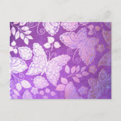 Carte Postale vol par papillon (Devant)