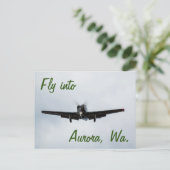 Carte Postale Vol vers Aurora, Washington (Debout devant)