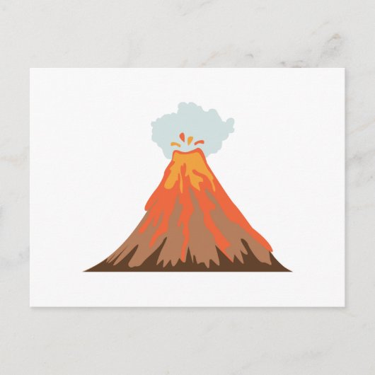 Carte Postale Volcan (Devant)