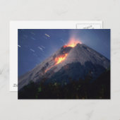 Carte Postale Volcan (Devant / Derrière)