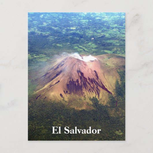 Carte Postale volcan aérien el salvador (Devant)
