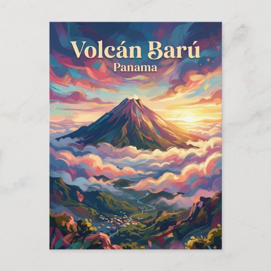 Carte Postale Volcán Barú Panama (Devant)