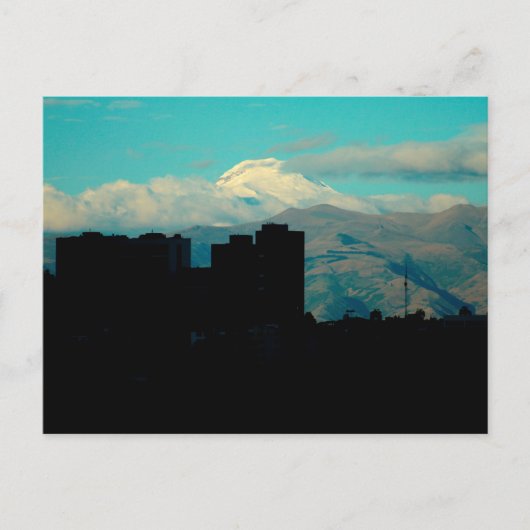 Carte Postale Volcan Cayambe (Devant)