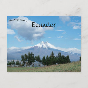 Carte Postale Volcan Cotopaxi Équateur