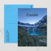 Carte Postale Volcan Crater Altar El Altar Équateur (Devant / Derrière)