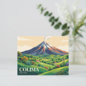 Carte Postale Volcán de Colima Mexique (Debout devant)
