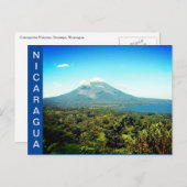 Carte Postale volcan de la conception nicaragua (Devant / Derrière)