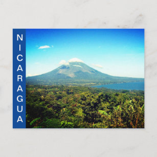 Carte Postale volcan de la conception nicaragua