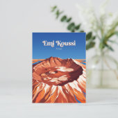 Carte Postale Volcan Emi Koussi Tchad (Debout devant)
