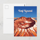 Carte Postale Volcan Emi Koussi Tchad (Devant / Derrière)