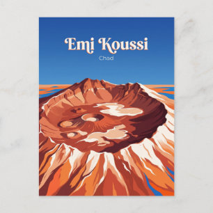 Carte Postale Volcan Emi Koussi Tchad