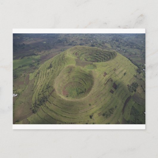Carte Postale Volcan en Afrique (Devant)