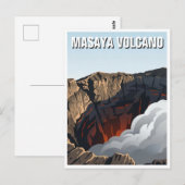 Carte Postale Volcan Masaya (Devant / Derrière)