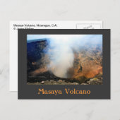 Carte Postale Volcan Masaya, Nicaragua, C.A. (Devant / Derrière)