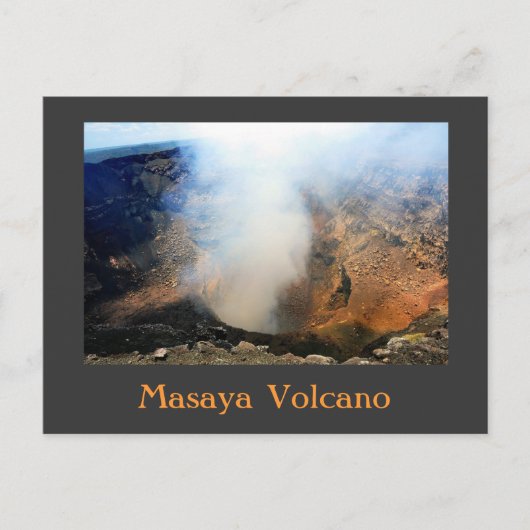 Carte Postale Volcan Masaya, Nicaragua, C.A. (Devant)