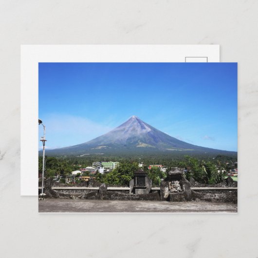 Carte Postale Volcan Mayon (Devant / Derrière)