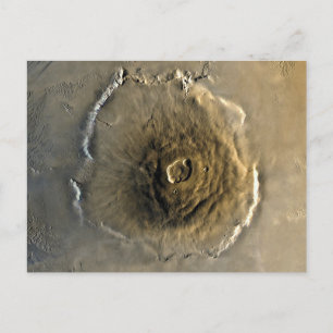 Carte Postale Volcan Olympus Mons sur Mars