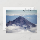 Carte Postale Volcan Popocatépetl, Mexique (Devant / Derrière)