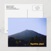 Carte Postale Volcan Sakurajima (Devant / Derrière)