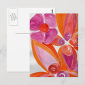 CARTE POSTALE VOLCANO PETALS (Devant / Derrière)