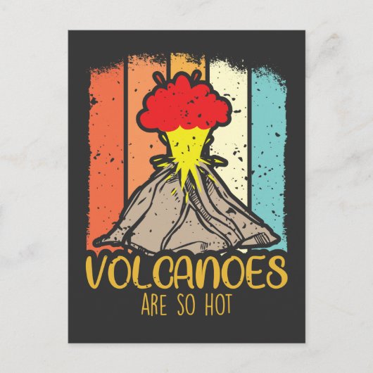 Carte Postale Volcano science Volcanos Lawa Hot explosion (Devant)