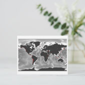 Carte Postale Volcans du monde - Miller Projection (Debout devant)