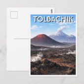 Carte Postale Volcans Tolbachik Russie (Devant / Derrière)