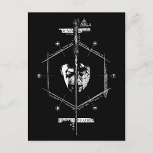 Carte Postale Voldemort Harry Potter Face Off Graphic