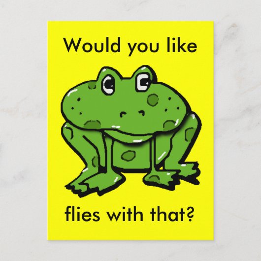 Carte Postale vole avec cela (Devant)