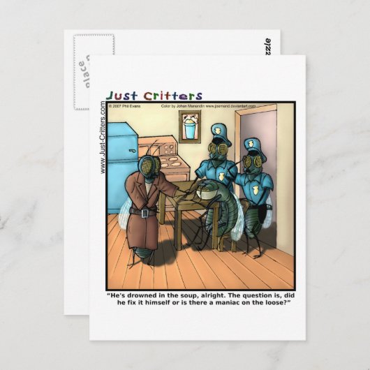 Carte Postale Voler dans la soupe (Devant / Derrière)