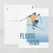 Carte Postale Voler haut (Devant / Derrière)