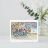 Carte Postale Voler haut (Debout devant)