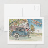 Carte Postale Voler haut (Devant / Derrière)