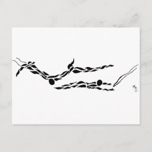 Carte Postale Voler Trapeze Voler Leap