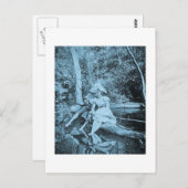 Carte Postale Voler un baiser (Cyanotope) (Devant / Derrière)