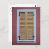 Carte Postale volets fermés (Devant / Derrière)