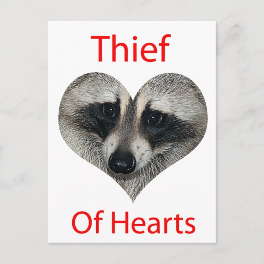 Carte Postale Voleur De Coeurs (Devant)