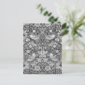 Carte Postale Voleur de fraises gris, William Morris (Debout devant)
