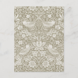 Carte Postale Voleur de fraises ivoire, William Morris