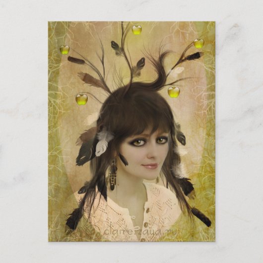 Carte Postale Voleur de pommes (Devant)